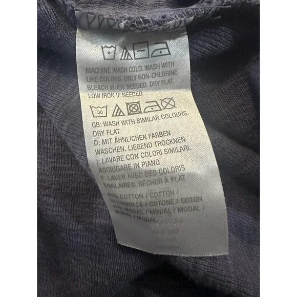 LOGO by Lori Goldstein Slub Sweater Knit Cardigan Smokey Purple Plus Size 2X - Picture 5 of 8